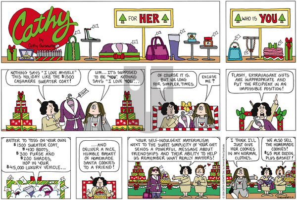 Cathy Classics on Sunday December 10, 2006 Comic Strip