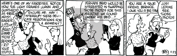 Luann on Saturday November 23, 1991 Comic Strip