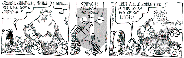 The Grizzwells on Friday January 2, 1998 Comic Strip