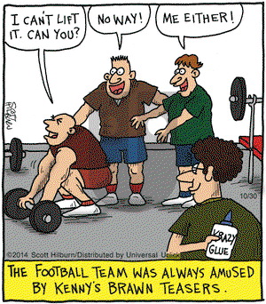 The Argyle Sweater on Thursday October 30, 2014 Comic Strip