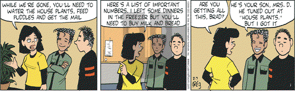 Luann on Saturday February 7, 2009 Comic Strip