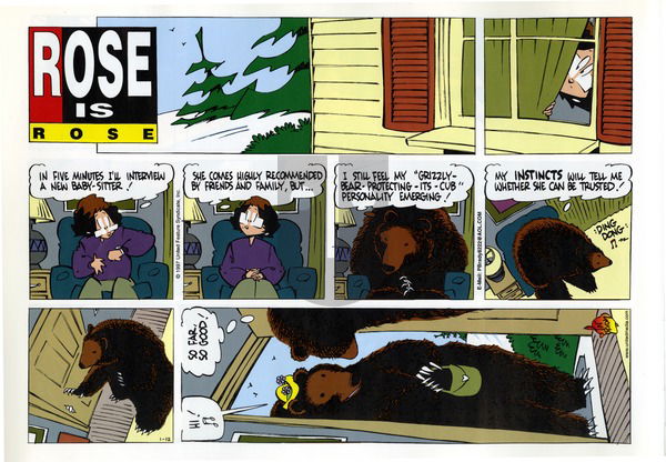 Rose is Rose on Sunday January 12, 1997 Comic Strip