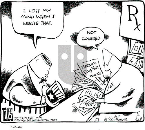 Tom Toles on Wednesday January 18, 2006 Comic Strip