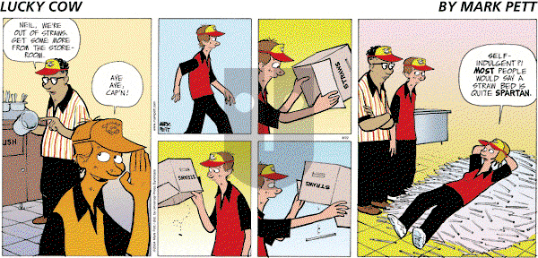 Lucky Cow on Sunday August 24, 2025 Comic Strip