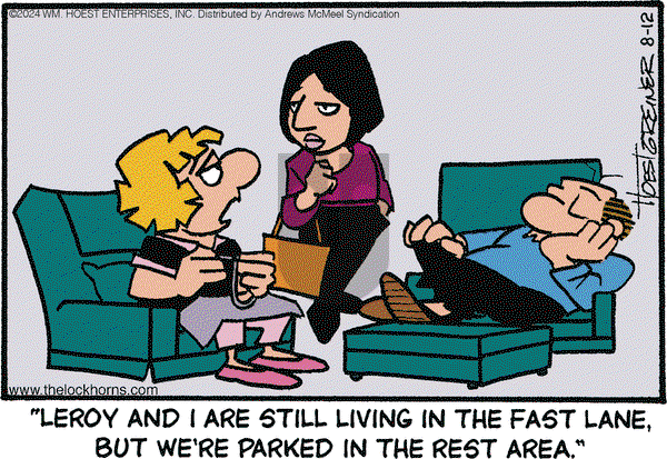The Lockhorns - Monday August 12, 2024 Comic Strip