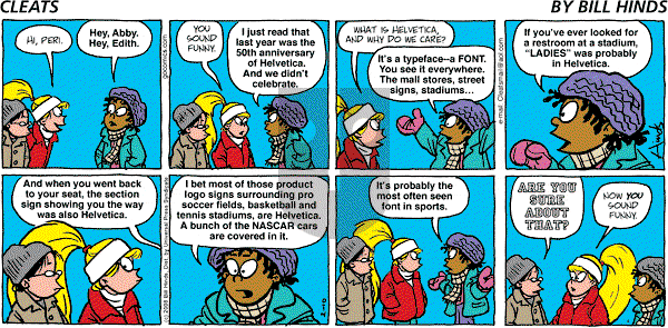 Cleats - Sunday February 10, 2008 Comic Strip