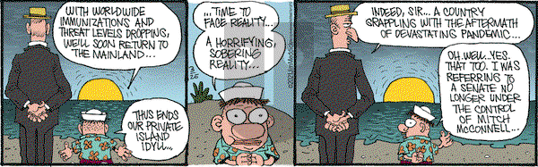 Monty on Friday March 26, 2021 Comic Strip