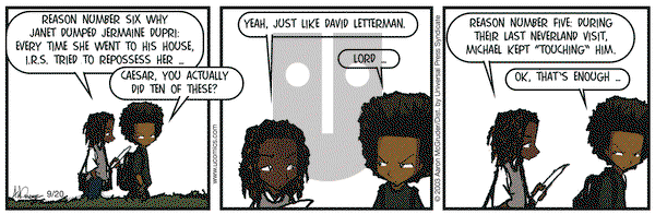 The Boondocks on Saturday September 20, 2003 Comic Strip