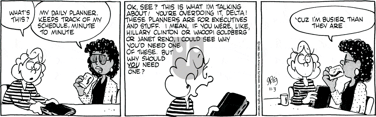 Luann - Wednesday November 3, 1993 Comic Strip