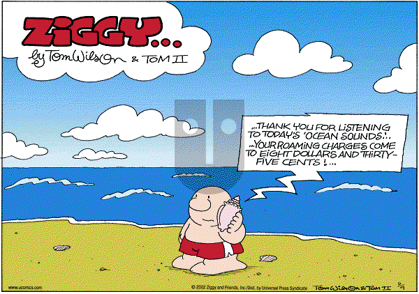 Ziggy - Sunday June 9, 2002 Comic Strip