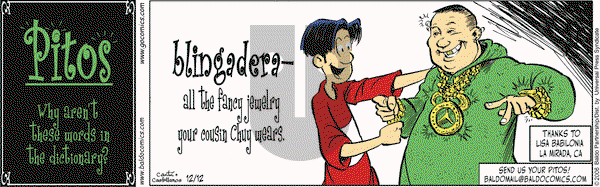 Baldo on Tuesday December 12, 2006 Comic Strip