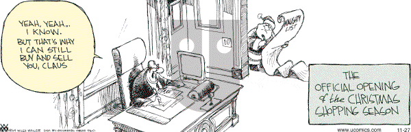 Non Sequitur on Saturday November 27, 2004 Comic Strip