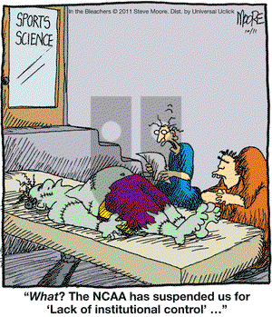 In the Bleachers on Tuesday October 11, 2011 Comic Strip