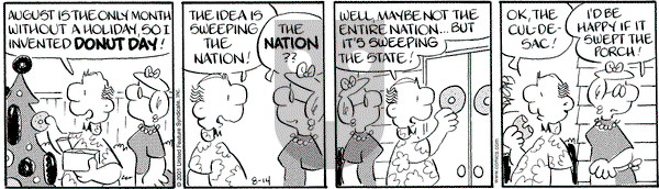 Drabble on Tuesday August 14, 2001 Comic Strip