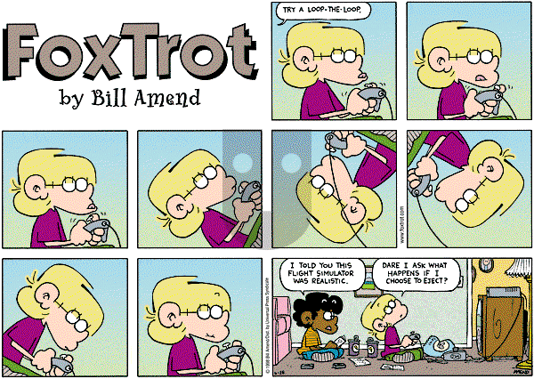 FoxTrot - Sunday June 28, 1998 Comic Strip