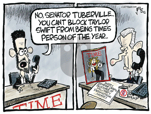 Clay Jones - Saturday December 9, 2023 Comic Strip