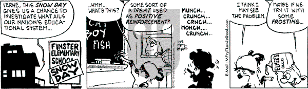 Over the Hedge on Wednesday January 15, 1997 Comic Strip