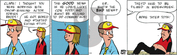 Lucky Cow on Thursday January 25, 2007 Comic Strip