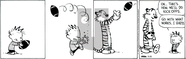 Calvin and Hobbes - Tuesday September 26, 2023 Comic Strip