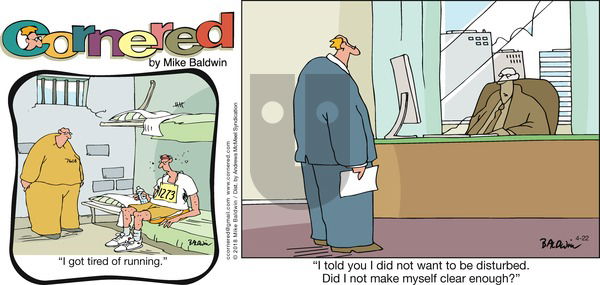 Cornered on Sunday April 22, 2018 Comic Strip