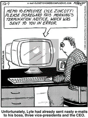 Close to Home on Thursday December 7, 2000 Comic Strip