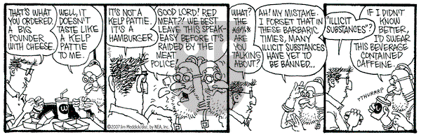 Monty on Monday September 3, 2007 Comic Strip