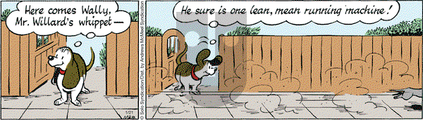 Fred Basset on Saturday January 21, 2017 Comic Strip