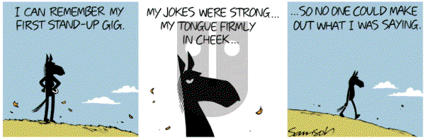 Dark Side of the Horse on Monday December 1, 2014 Comic Strip