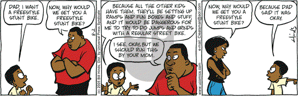 Cleats on Tuesday August 2, 2005 Comic Strip