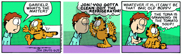 Garfield on Friday September 25, 1987 Comic Strip