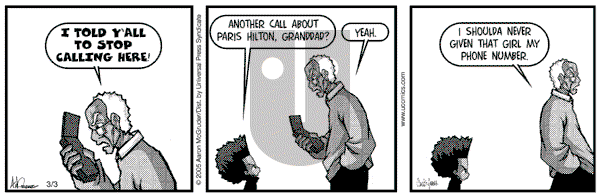The Boondocks on Thursday October 4, 2012 Comic Strip