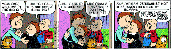 Garfield on Friday August 23, 1996 Comic Strip