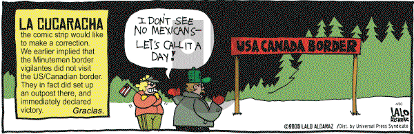 La Cucaracha on Saturday April 30, 2005 Comic Strip