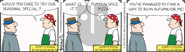 The Born Loser on Wednesday October 12, 2016 Comic Strip