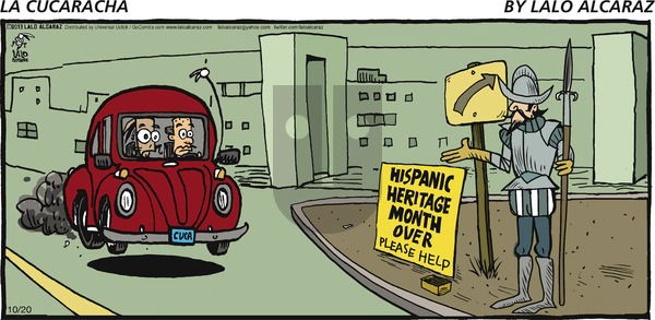 La Cucaracha on Sunday October 20, 2013 Comic Strip