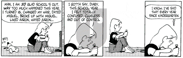 Luann on Tuesday June 13, 2000 Comic Strip