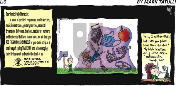 Lio on Sunday June 7, 2020 Comic Strip