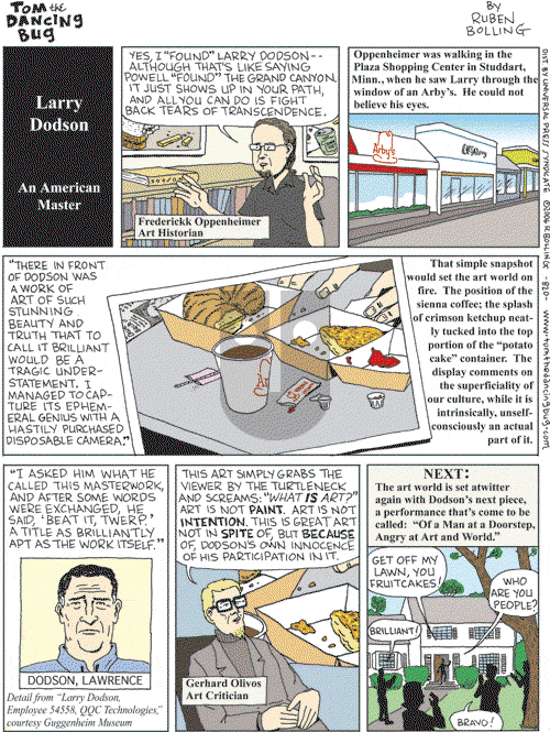 Tom the Dancing Bug on Saturday October 7, 2006 Comic Strip