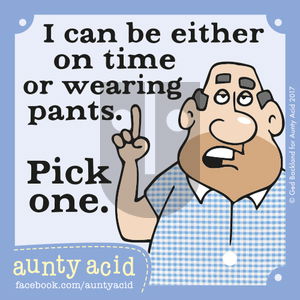 Aunty Acid on Wednesday October 25, 2017 Comic Strip