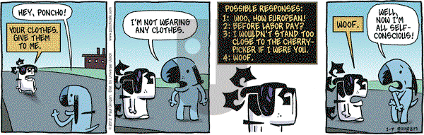 Pooch Cafe on Saturday January 7, 2012 Comic Strip
