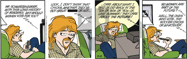 Doonesbury on Friday September 19, 2003 Comic Strip