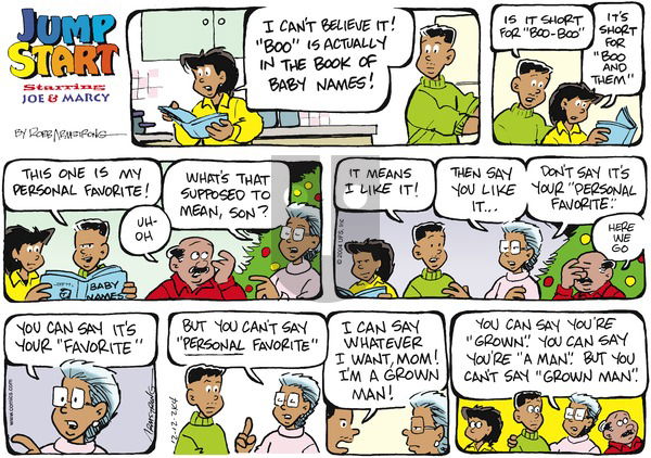 JumpStart - Sunday December 12, 2004 Comic Strip