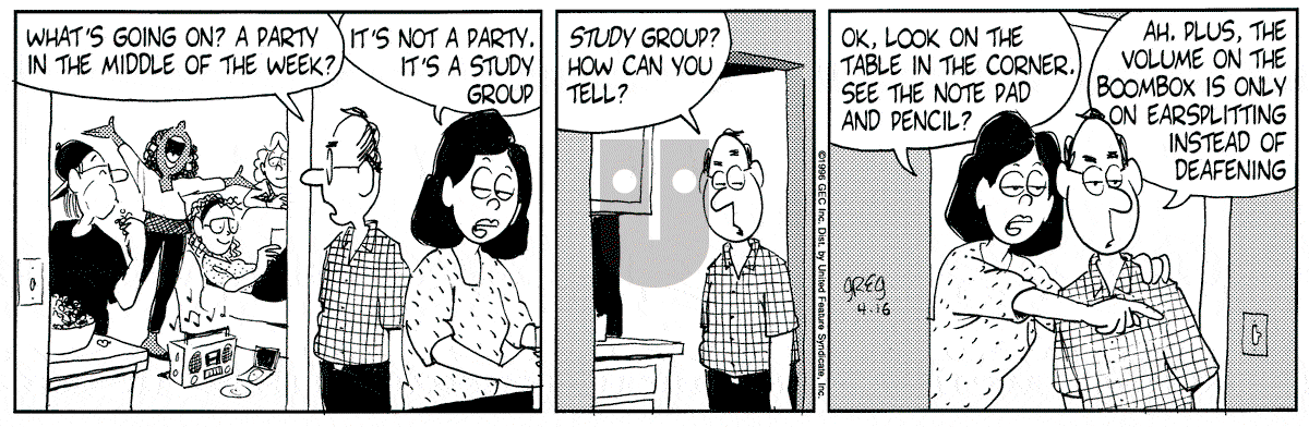 Luann - Tuesday April 16, 1996 Comic Strip