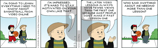 Nancy on Wednesday May 1, 2019 Comic Strip