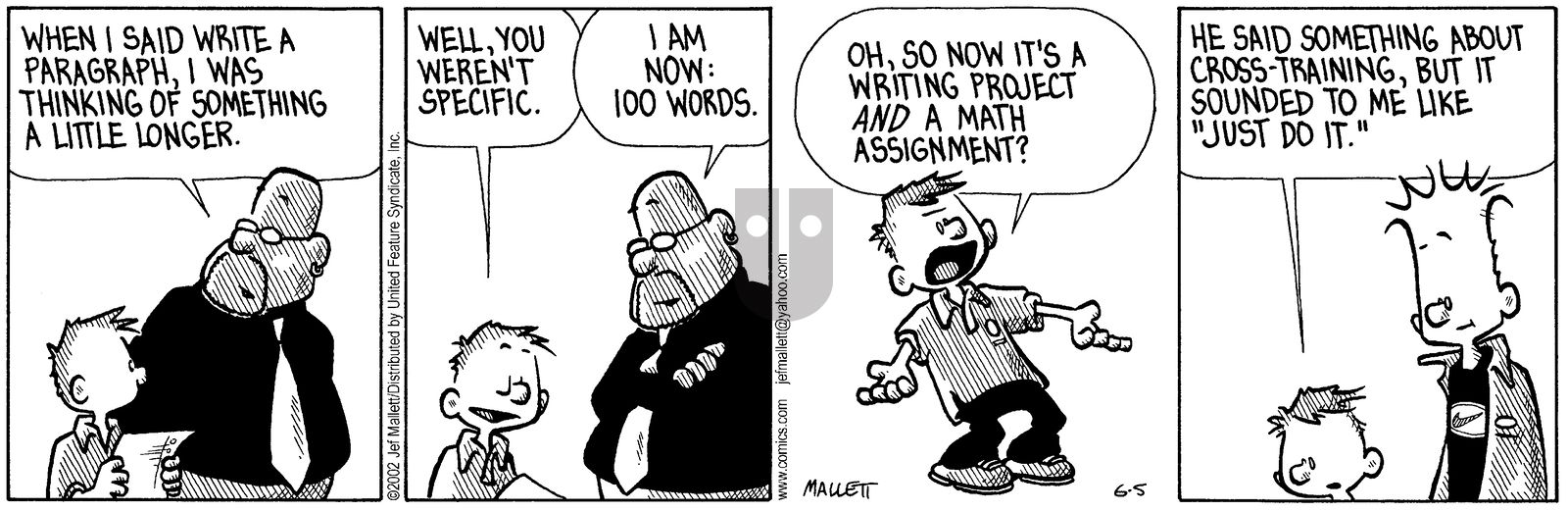 Frazz - Wednesday June 5, 2002 Comic Strip