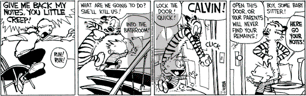 Calvin and Hobbes - Saturday February 9, 2019 Comic Strip