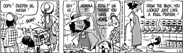 Rose is Rose on Thursday July 30, 1992 Comic Strip