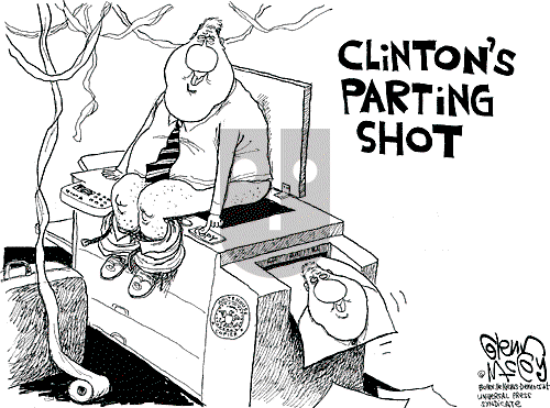 Glenn McCoy on Sunday February 4, 2001 Comic Strip