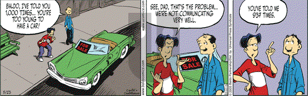 Baldo on Monday May 15, 2006 Comic Strip