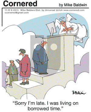 Cornered on Thursday November 12, 2015 Comic Strip